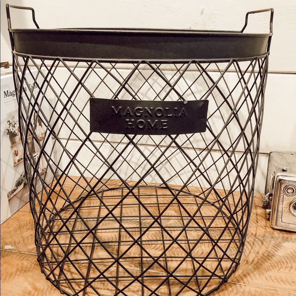 Magnolia Metal Basket